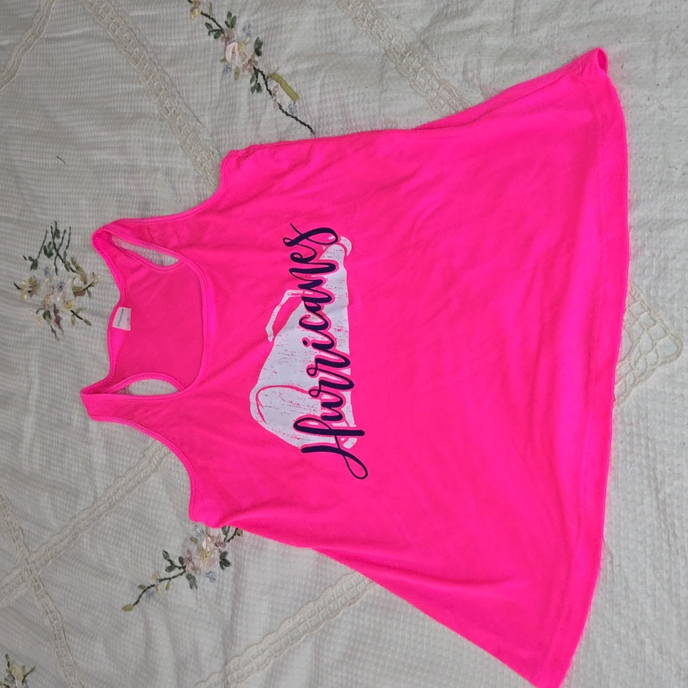 Pink Hurricanes Tank